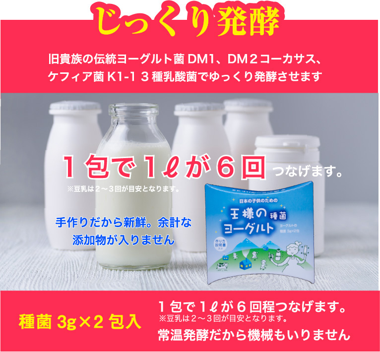 違った役割を担う3種類の乳酸菌で共生発酵 美味しいヨーグルトの誕生